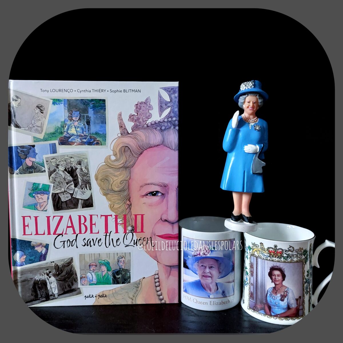 Elizabeth II, God save the Queen de Tony Lourenço (BD)